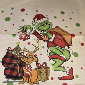 Grinch and Max Holiday Pillow Cover